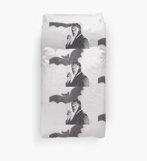 Original Charcoal Drawing of Vincent Price in The Bat Duvet Cover