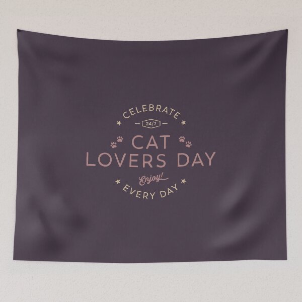 Item preview, Celebrate Cat Lovers Day designed and sold by Geek Updated.