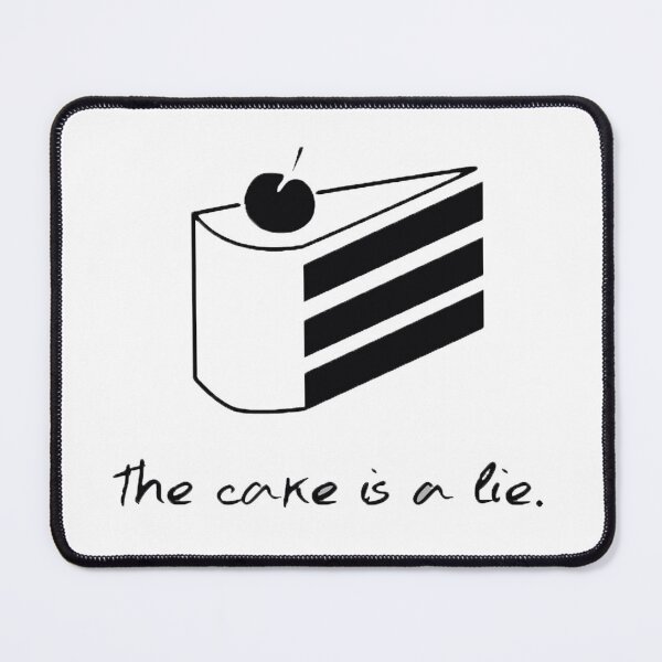 Aperçu de l'œuvre Le gateau est un mensonge créée et vendue par MekoDesigns.
