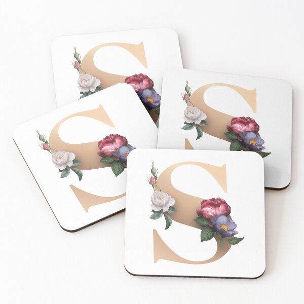 Item preview, Flowers Letter S Flowers floral Art Design Happy Life Apparel Essential Motivation Inspiration Joy Mood Tree Mountain Earth designed and sold by DesignByHeartUK.