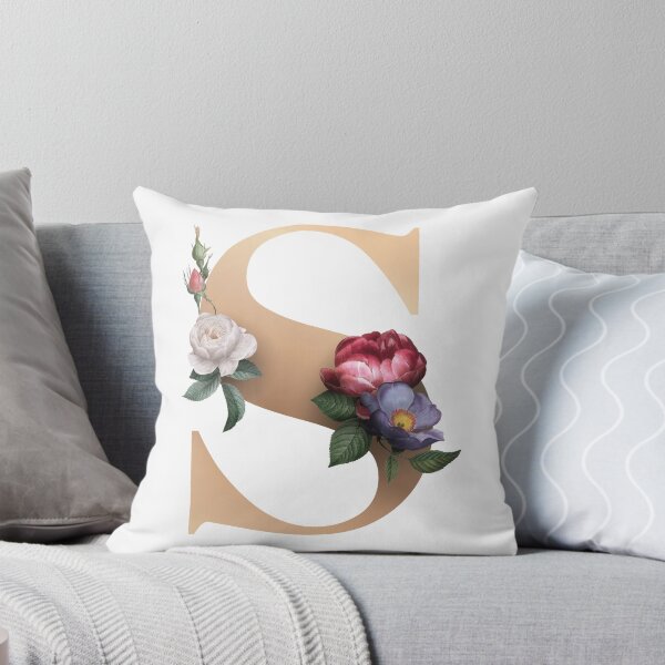Item preview, Flowers Letter S Flowers floral Art Design Happy Life Apparel Essential Motivation Inspiration Joy Mood Tree Mountain Earth designed and sold by DesignByHeartUK.