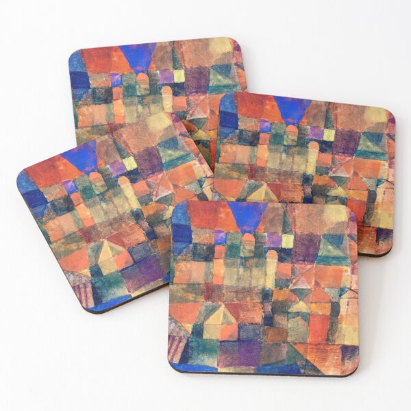 Item preview, Colorful Abstract City Painting designed and sold by JoyforU.