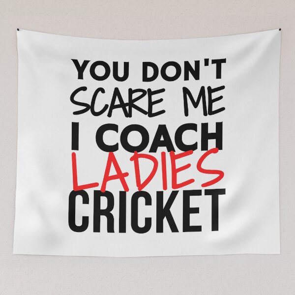 Item preview, You don't scare me I coach ladies cricket designed and sold by TheGreenGoat.