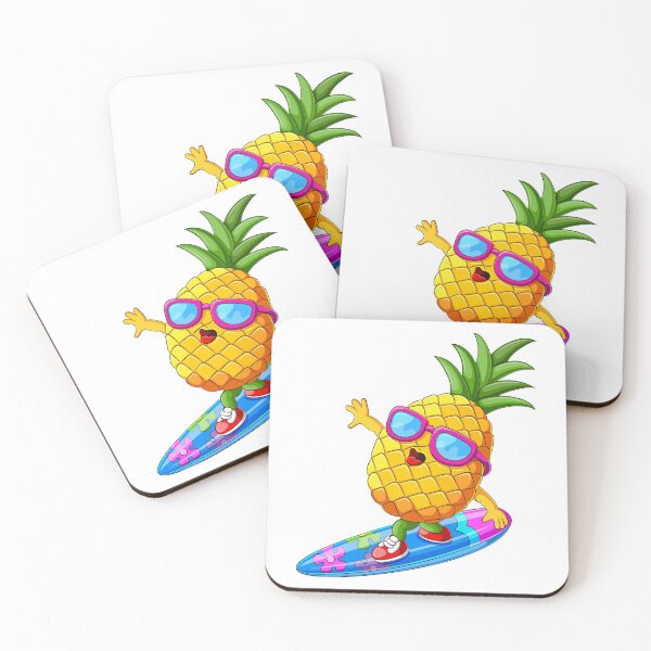 Artikelvorschau, Lustige Ananas-Gesichter nahtlos entworfen und verkauft von Gurshnet68.