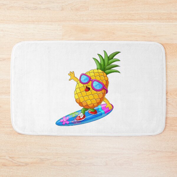 Item preview, Fun pineapple faces seamless designed and sold by Gurshnet68.