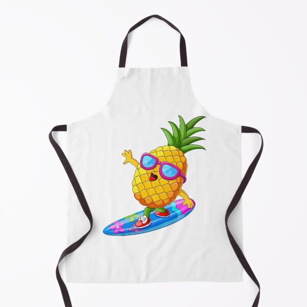 Item preview, Fun pineapple faces seamless designed and sold by Gurshnet68.