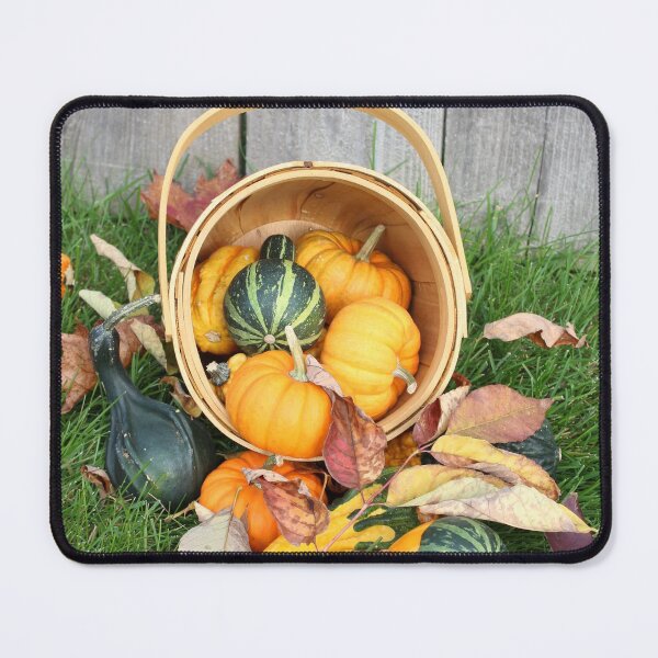 Item preview, Bushel Basket overflowing with Autumn Vertical designed and sold by Susie Kramer.