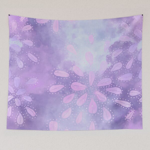Item preview, Awesome Purple Dot Leaves - Fantasy Jungle Pattern Design Gift designed and sold by danzoart.