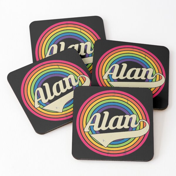 Item preview, Alan - Retro Rainbow Faded-Style designed and sold by OrtrudSteffen.