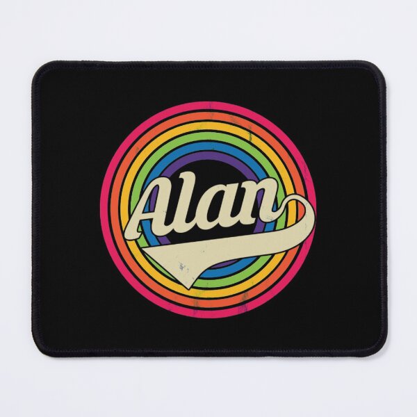 Item preview, Alan - Retro Rainbow Faded-Style designed and sold by OrtrudSteffen.
