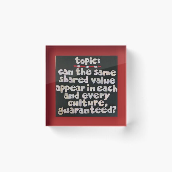 Item preview, Topic:  Cultural Guarantee designed and sold by prunellaparsnip.
