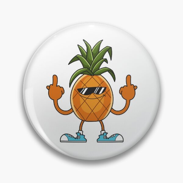 Item preview, Fun pineapple faces seamless designed and sold by Gurshnet68.