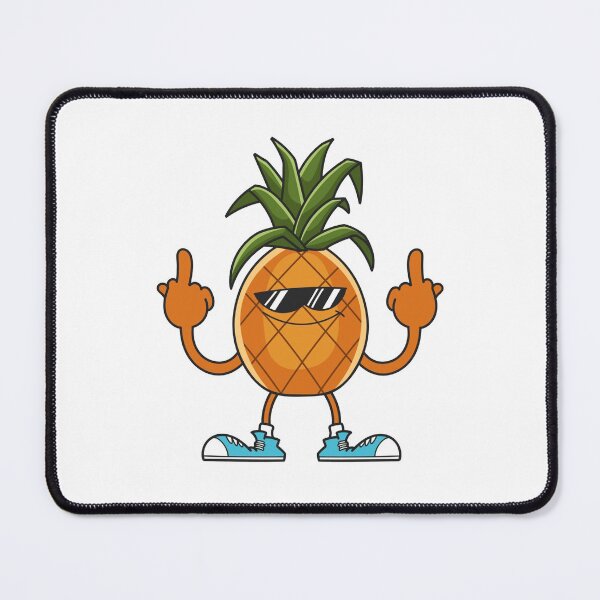 Item preview, Fun pineapple faces seamless designed and sold by Gurshnet68.