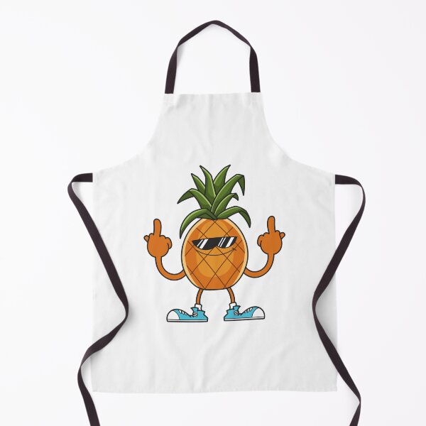 Item preview, Fun pineapple faces seamless designed and sold by Gurshnet68.