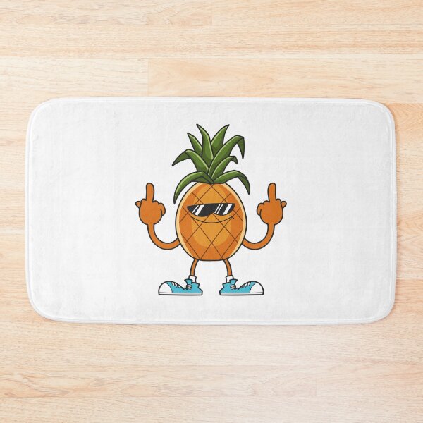 Item preview, Fun pineapple faces seamless designed and sold by Gurshnet68.