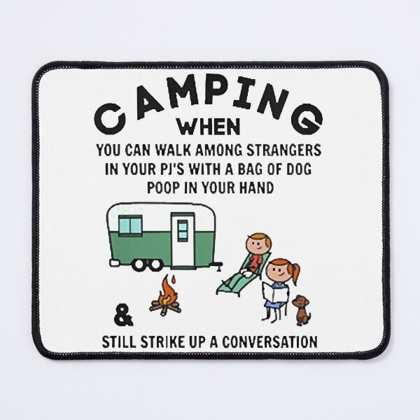Item preview, Camping Conversation designed and sold by Maria Grubbs.