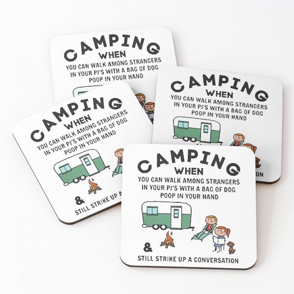 Item preview, Camping Conversation designed and sold by Maria Grubbs.