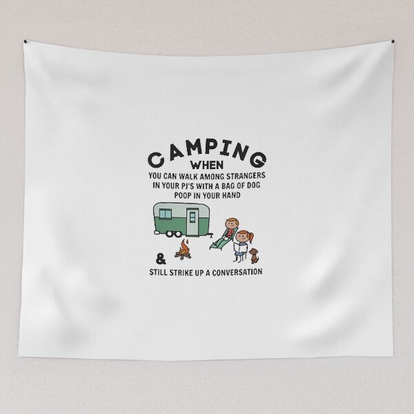 Item preview, Camping Conversation designed and sold by Maria Grubbs.