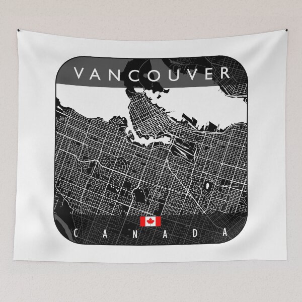 Artikelvorschau, KARTE VON VANCOUVER KANADA entworfen und verkauft von hatimelhag.