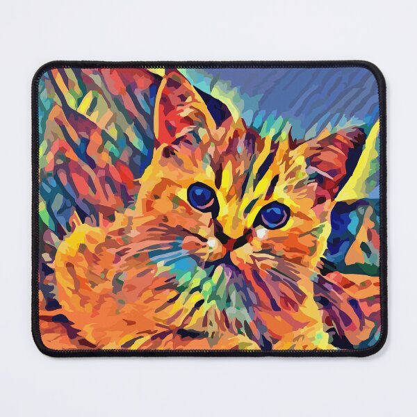 Item preview, Bright Colorful Tabby Kitten VRS2 designed and sold by vivendulies.
