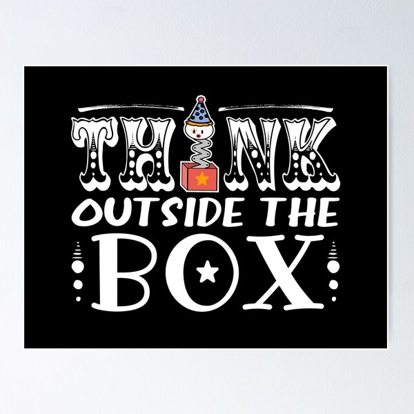 Item preview, Think Outside The Box (Dark) designed and sold by the-krisney-way.