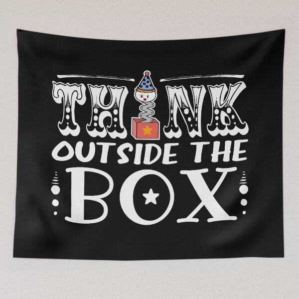 Item preview, Think Outside The Box (Dark) designed and sold by the-krisney-way.