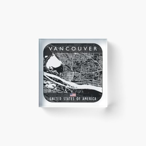 Artikelvorschau, KARTE VON VANCOUVER USA entworfen und verkauft von hatimelhag.