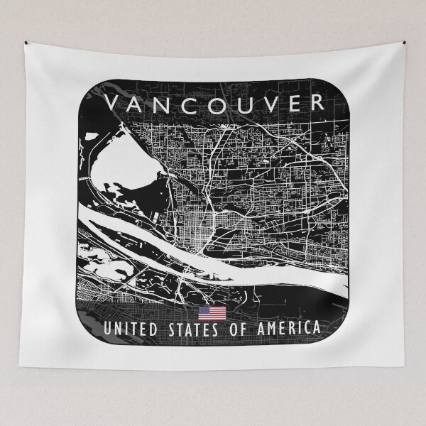 Artikelvorschau, KARTE VON VANCOUVER USA entworfen und verkauft von hatimelhag.