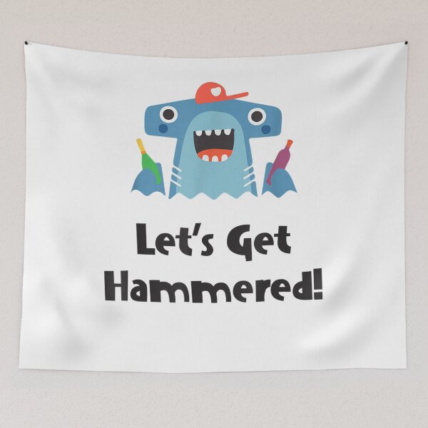 Item preview, Lets Get Hammered Funny Drinking Team For Parties designed and sold by CedricJohns.