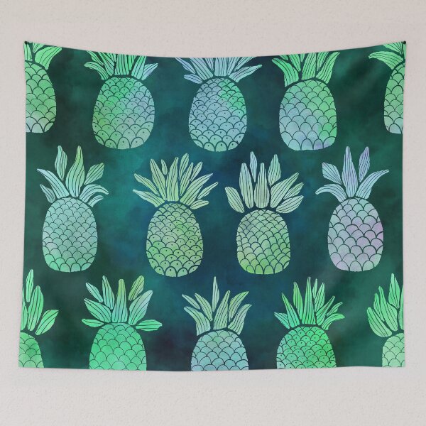Item preview, A Cute Light Green Pineapple - Green Jungle Pattern Design Gift designed and sold by danzoart.