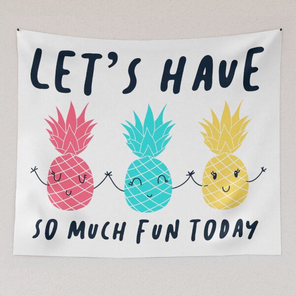 Item preview, Fun pineapple faces seamless designed and sold by Gurshnet68.