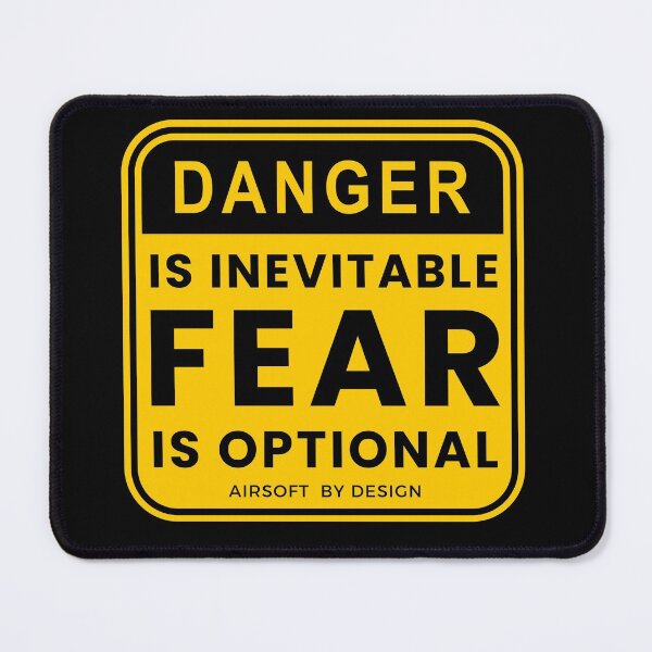 Item preview, Danger is Inevitable Fear is Optional designed and sold by AirsoftBD.