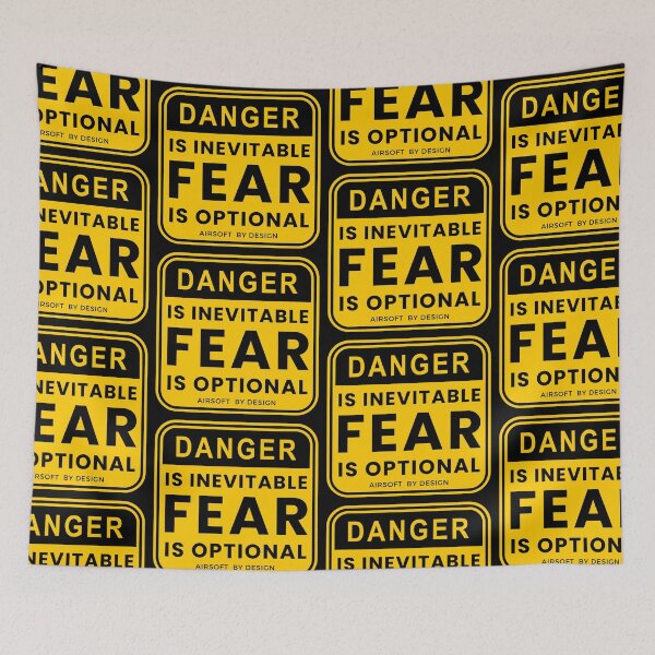 Item preview, Danger is Inevitable Fear is Optional designed and sold by AirsoftBD.