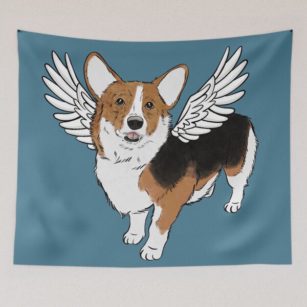 Item preview, My Angel: Tri Colored Corgi designed and sold by rmcbuckeye.