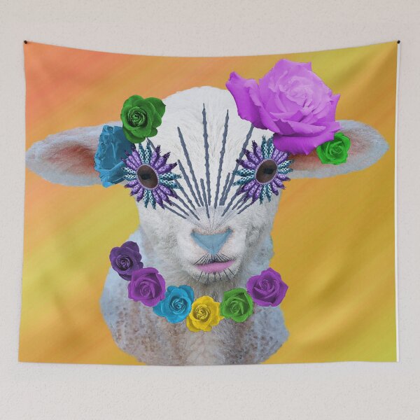 Item preview, The Lamb as Spirit Animal designed and sold by Loveday Funck.