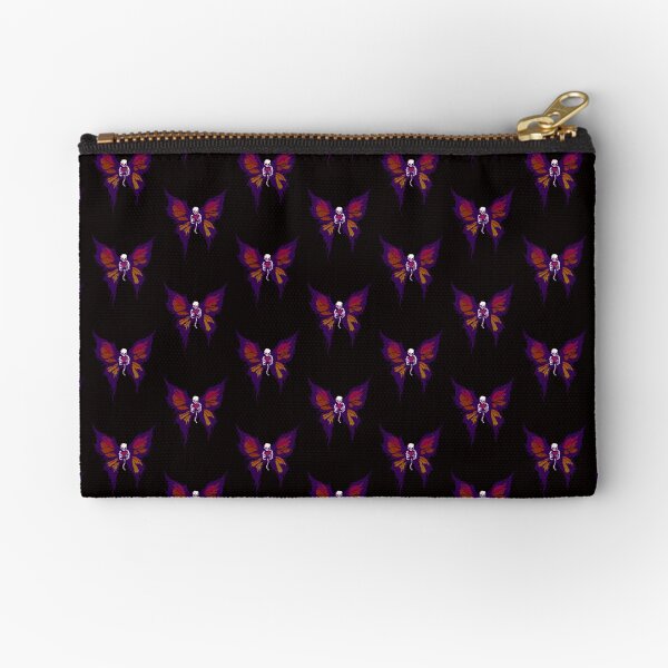 Twilight Skeleton Butterfly Zipper Pouch