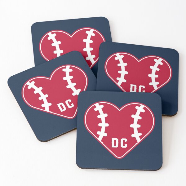 Item preview, Washington DC Baseball Heart and Stitches Icon designed and sold by toutwearapparel.