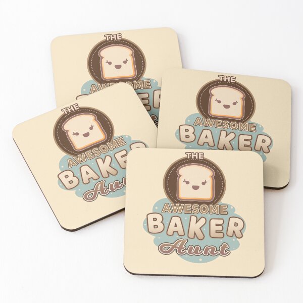 Item preview,  The Awesome Baker Aunt: A Cute Kawaii Aunt bread  designed and sold by AxelGreen72.