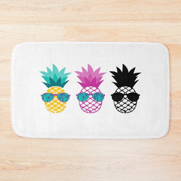Item preview, Fun pineapple faces seamless designed and sold by Gurshnet68.