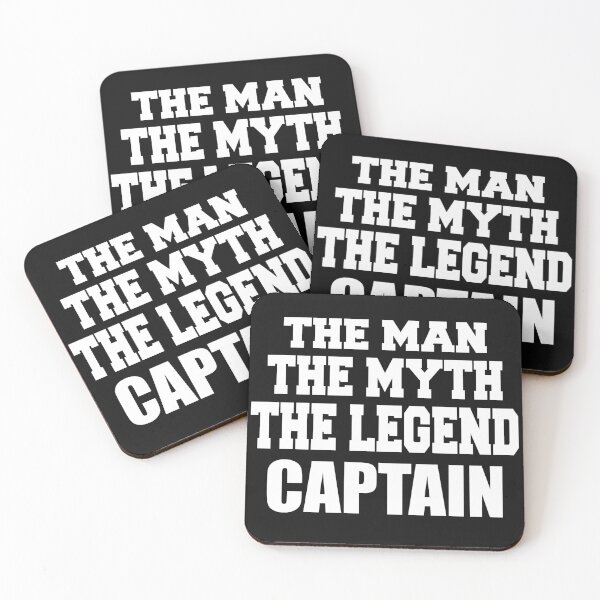 Item preview, The Man The Myth The Legend Captain, Funny designed and sold by AYOUCHKA.