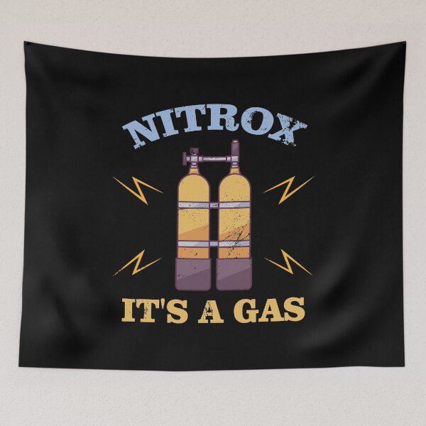 Item preview, Funny Scuba Diver Nitrox Nitrogen Diving Gas Dive Lover designed and sold by melomedia.