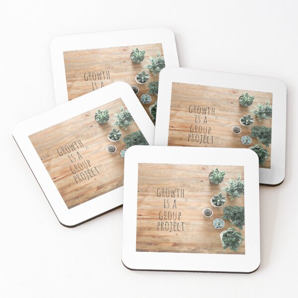 Item preview, growth is a group project cactus cacti sex education quote cute (plants succulents inspirational friendship) designed and sold by emcazalet.