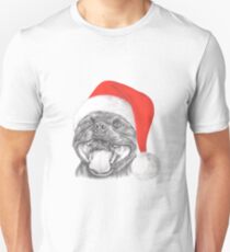 Staffie Smile Christmas - Staffordshire Bull Terrier Unisex T-Shirt