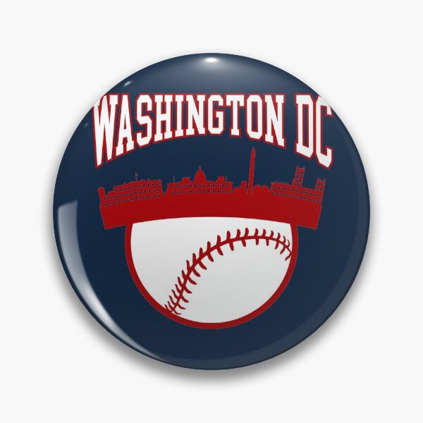 Artikelvorschau, Washington Baseball Minimalistische Skyline von DC entworfen und verkauft von toutwearapparel.