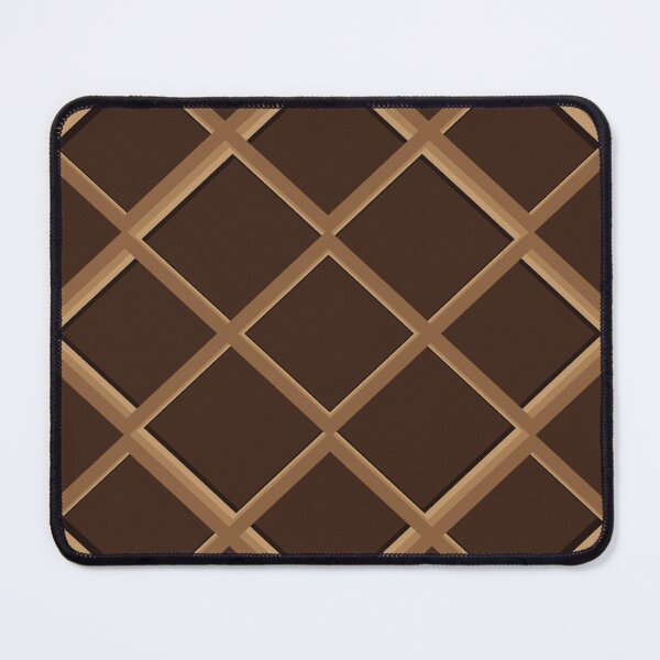 Item preview, Brown diamond shaped criss cross diagonal lines pattern designed and sold by BLMcreations.