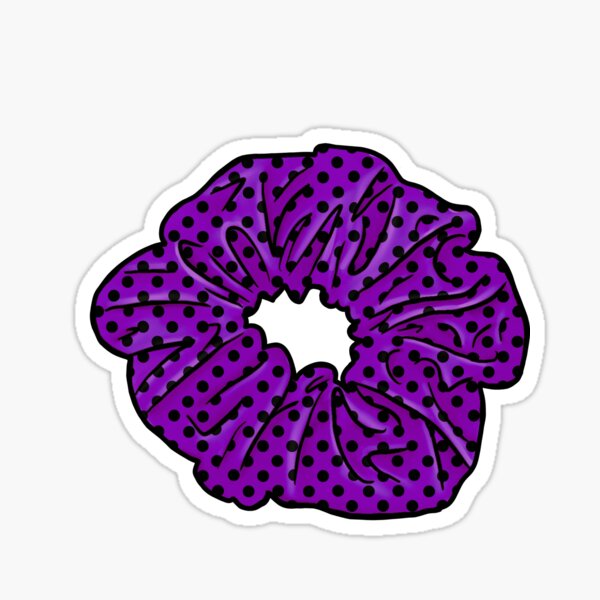 Item preview, Black and Purple Halloween Scrunchie  designed and sold by heatherbenner.