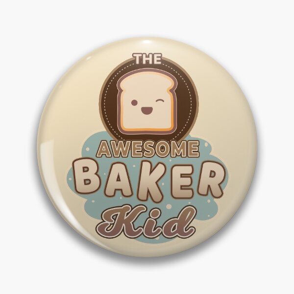 Item preview, The Awesome Baker KId: A Cute Kawaii Kid bread  designed and sold by AxelGreen72.
