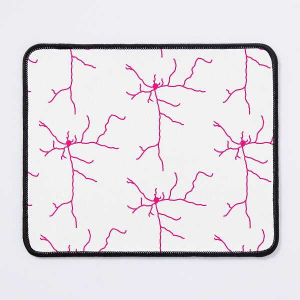 Item preview, Pink fluorescent neuron drawing designed and sold by kzsg.