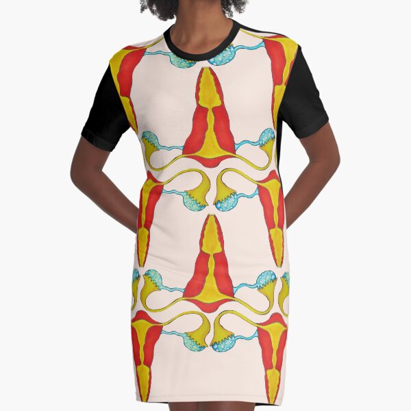 Iron uterus Graphic T-Shirt Dress