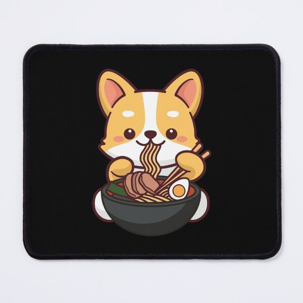 Item preview, Cute Corgi Eating Ramen Noodles Japanese Kawaii designed and sold by PrintedGifts.